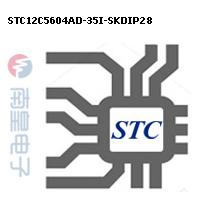 STC12C5604AD-35I-SKDIP28封装图片