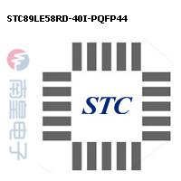 STC89LE58RD-40I-PQFP44